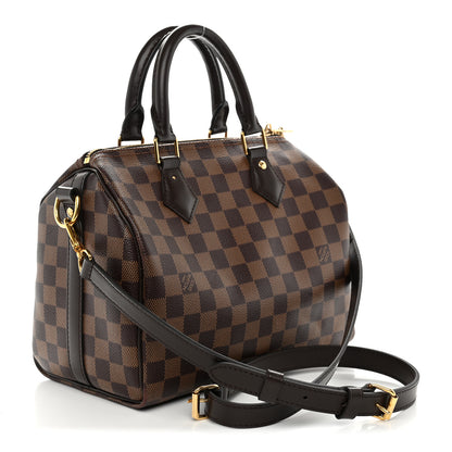 Louis Vuitton Damier Ebene Speedy Bandouliere 25 3 of 12