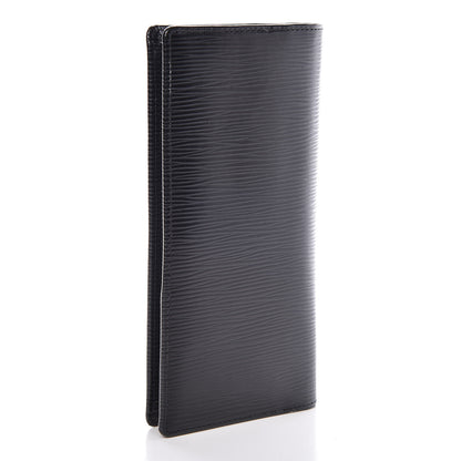 Louis Vuitton Epi Brazza Wallet Black 3 of 8