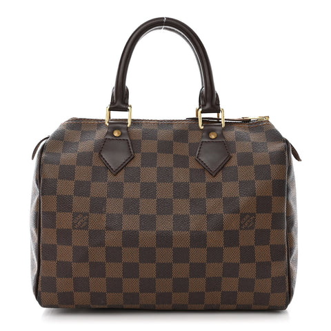 LOUIS VUITTON Damier Ebene Speedy 25