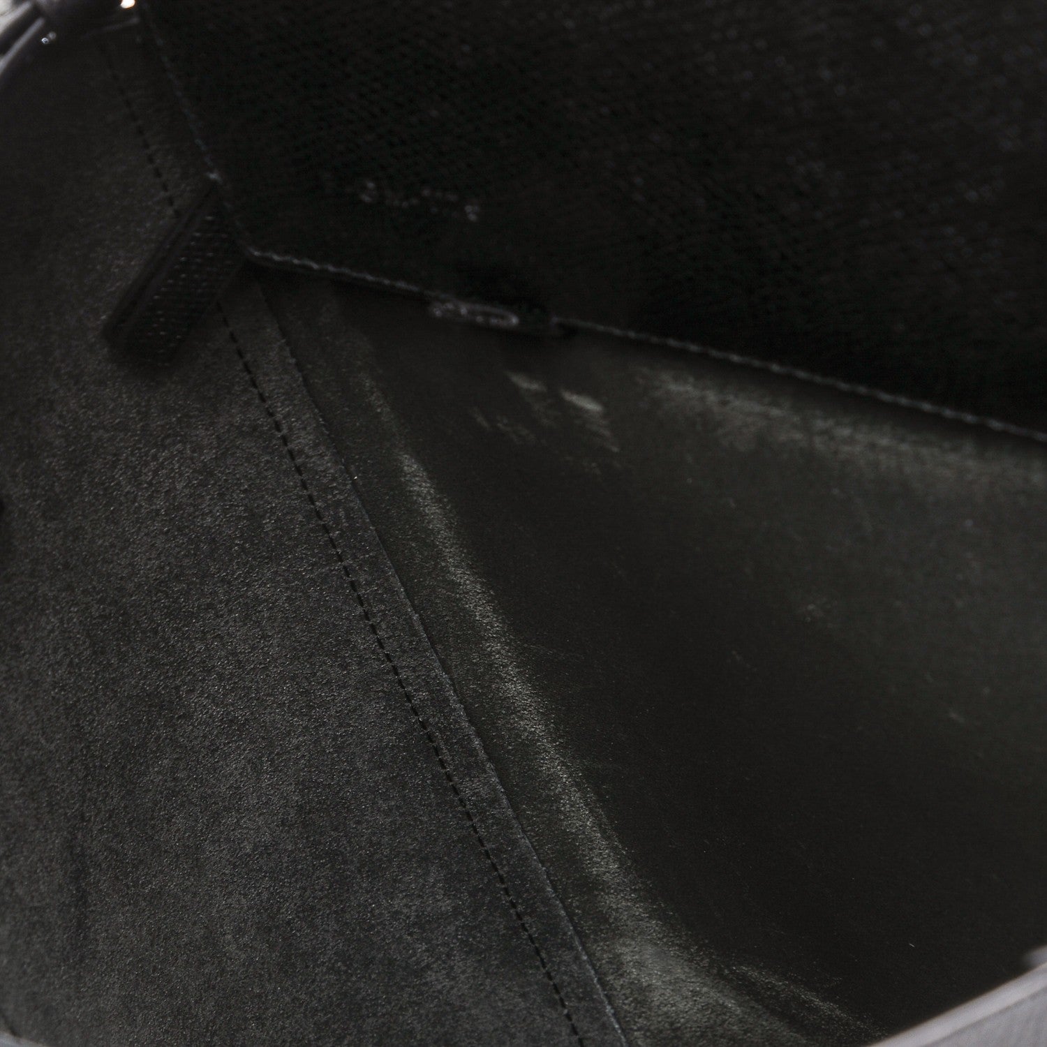 Celine Grained Calfskin Small Vertical Cabas Black 9 of 9