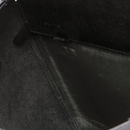 Celine Grained Calfskin Small Vertical Cabas Black 9 of 9