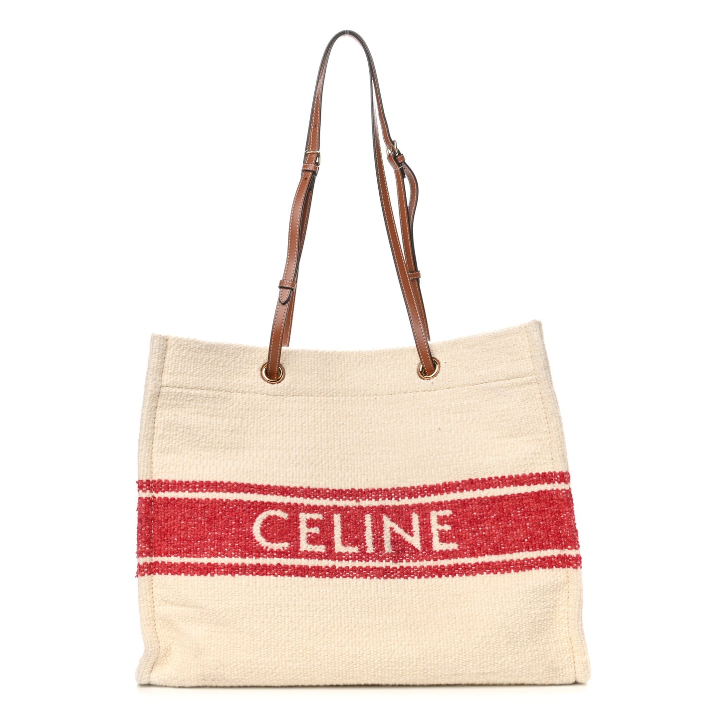 Plein Soleil Textile Calfskin Horizontal Cabas