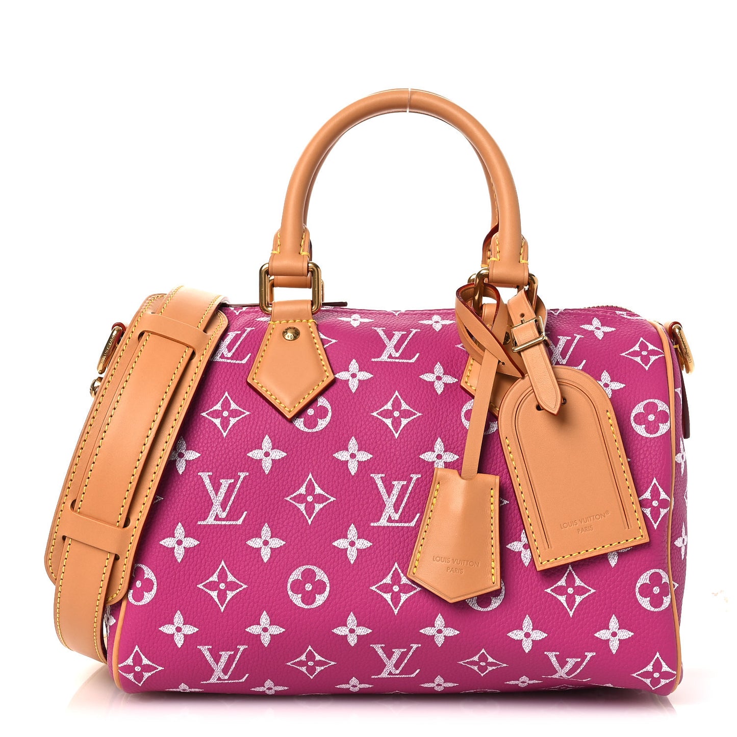 Calfskin Monogram Speedy P9 Bandouliere 25 Agate