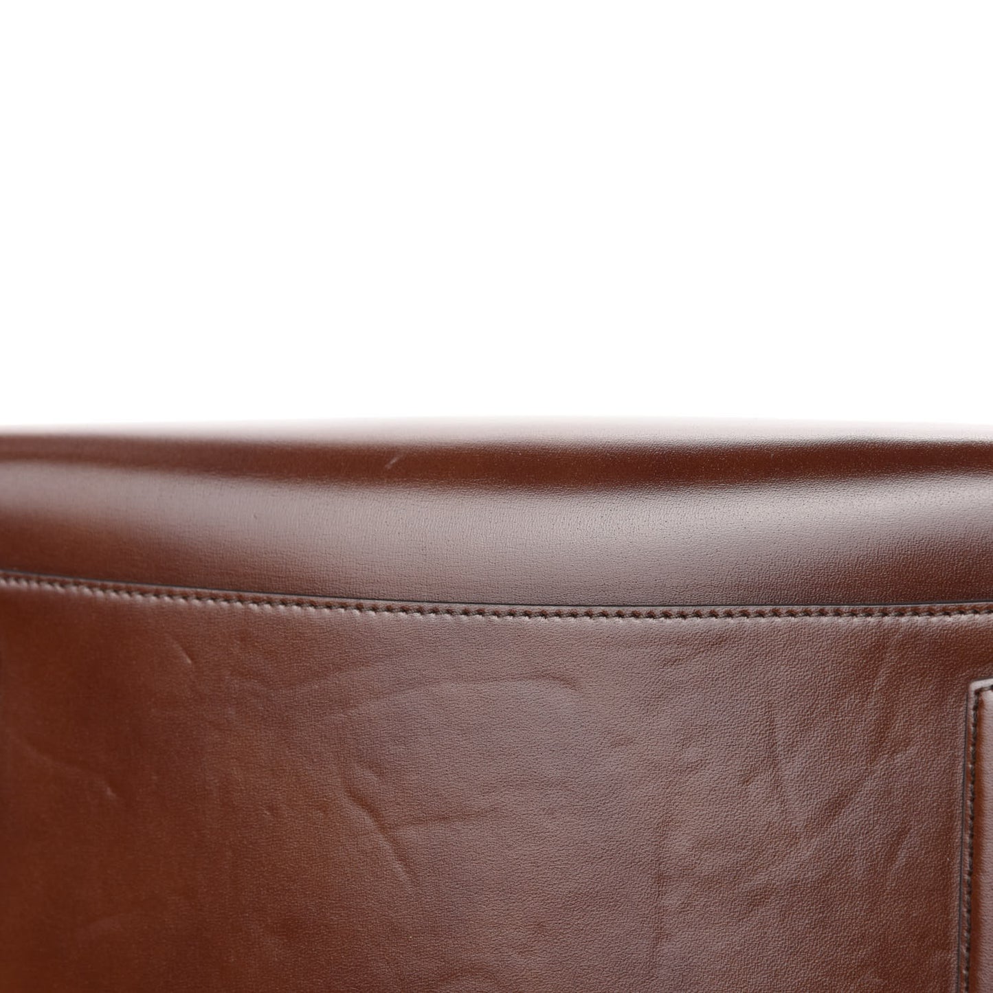 Shiny Lord Calfskin Medium Antigona Brown