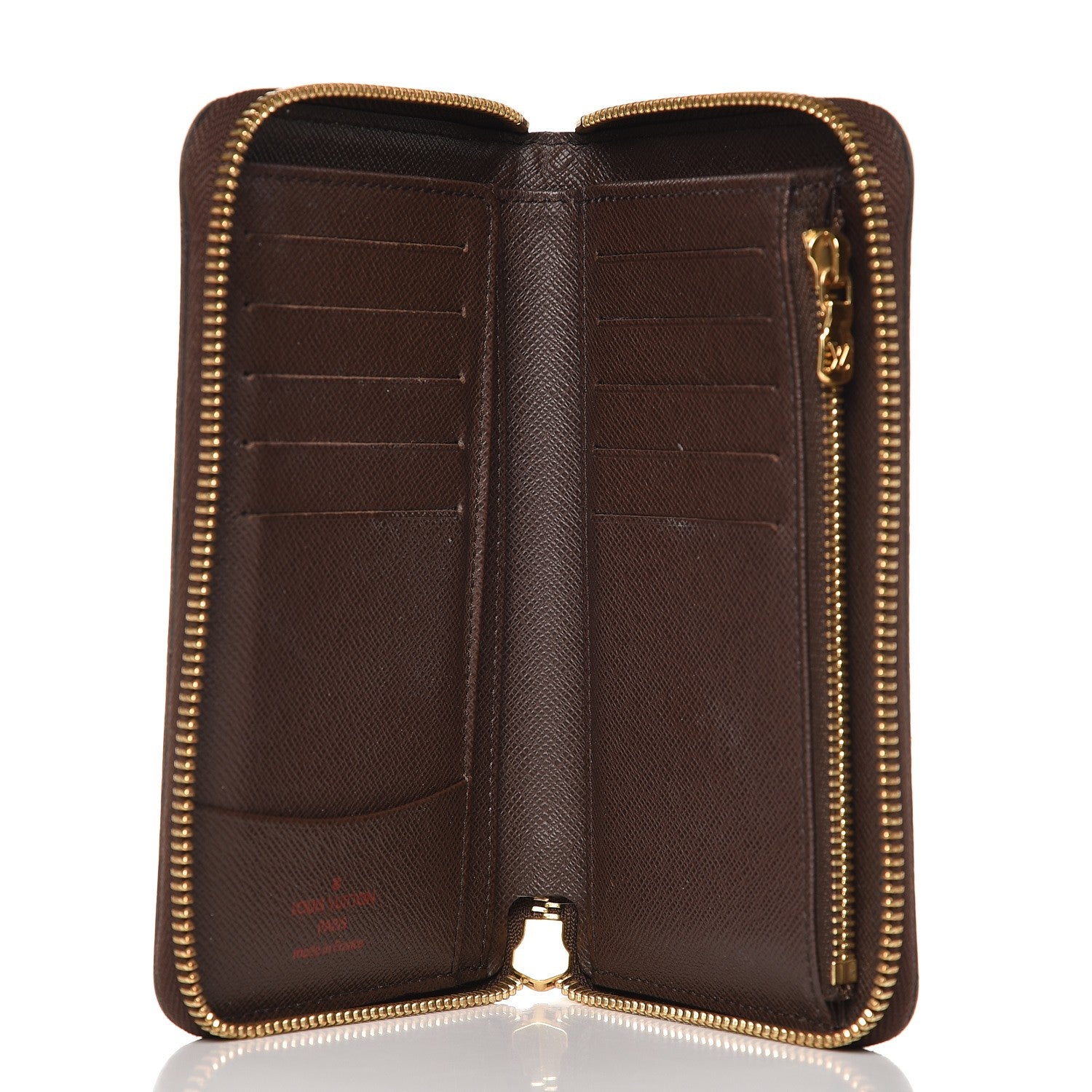 Louis Vuitton Damier Ebene Zippy Compact Wallet 5 of 7