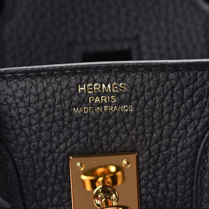 Hermes Togo Birkin 25 Black 8 of 31