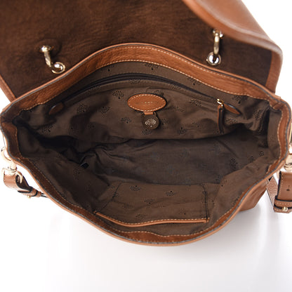 Mulberry Soft Grain Calfskin Tillie Satchel Oak 5 of 11