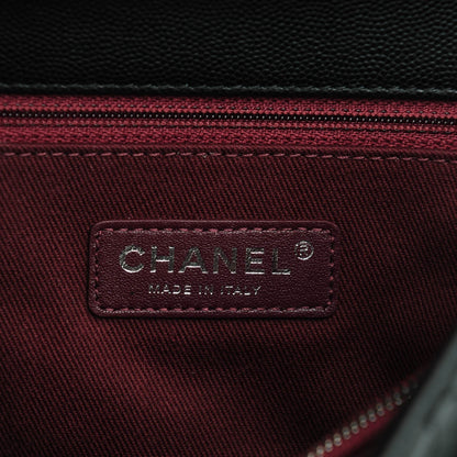 Chanel Caviar Quilted Medium Coco Handle Flap Black 7 of 8