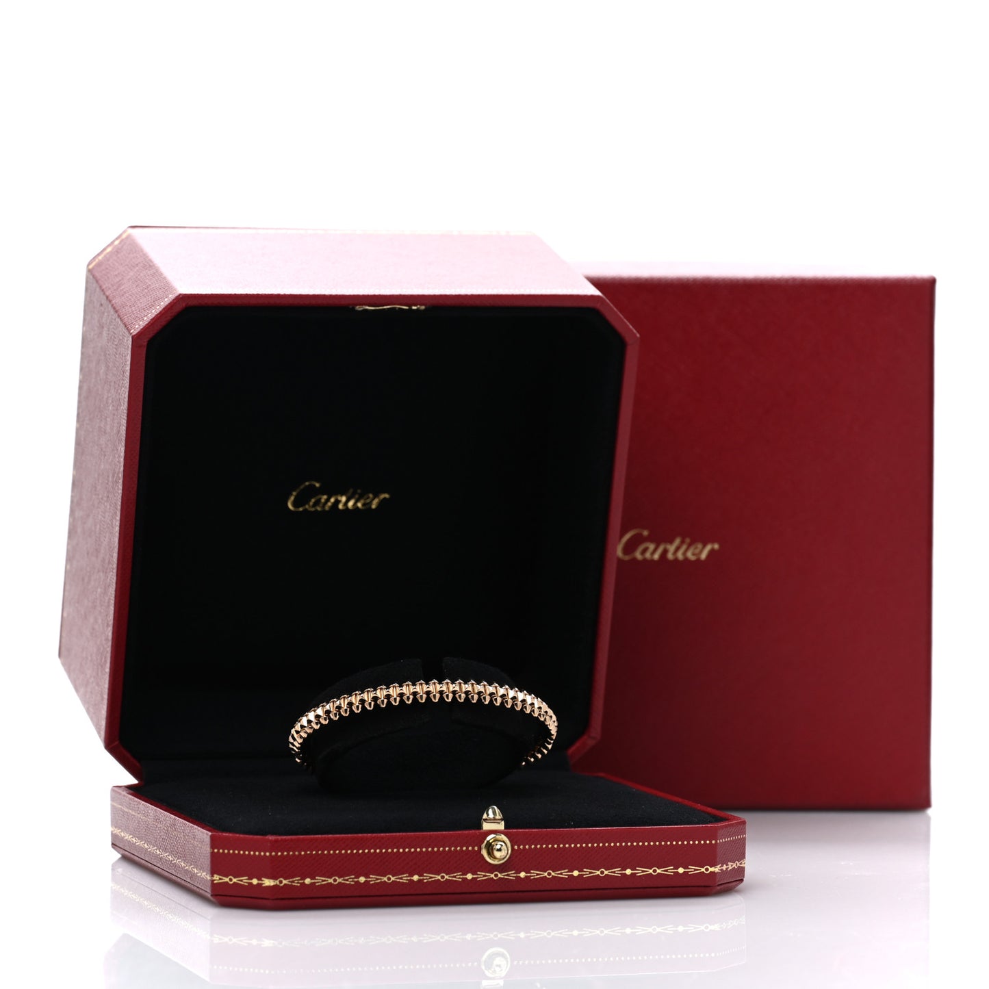 18K Pink Gold Small Clash De Cartier Bracelet 15