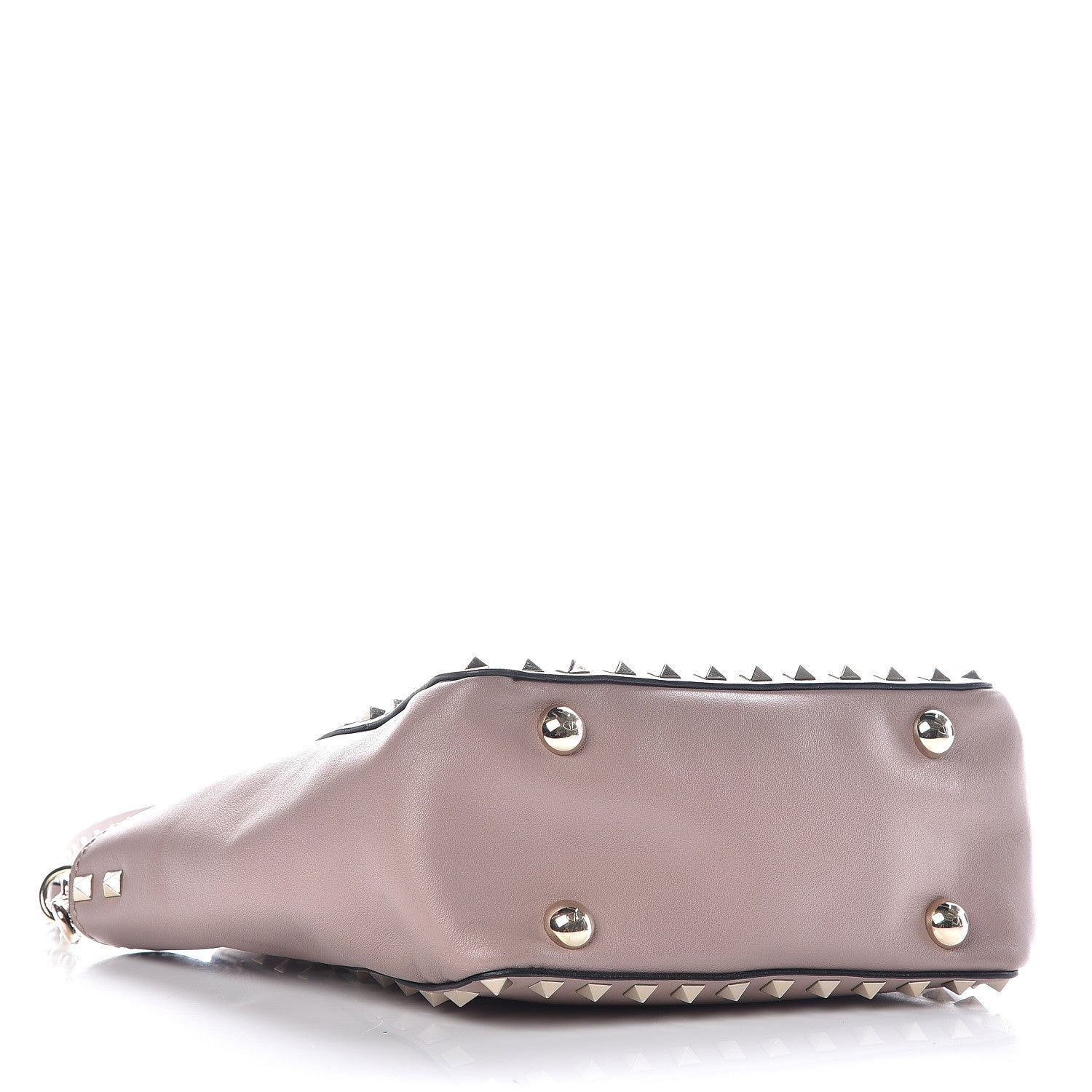Valentino Garavani Vitello Mini Rockstud Tote Poudre 4 of 11
