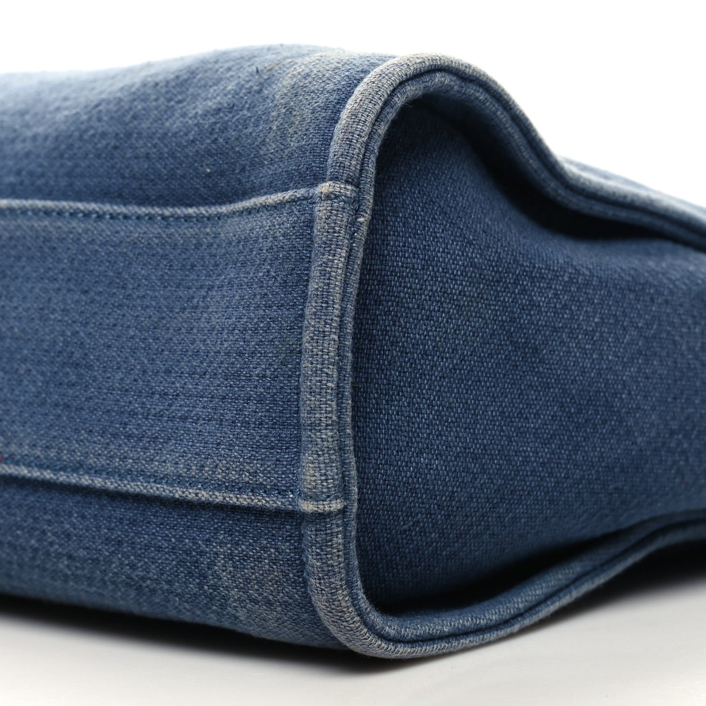 Canvas Mini Deauville Tote Denim Blue