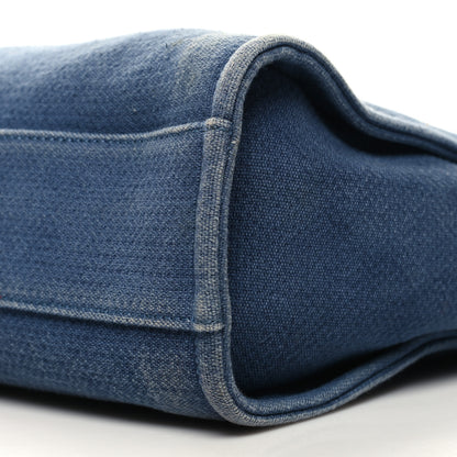Chanel Canvas Mini Deauville Tote Denim Blue 10 of 10