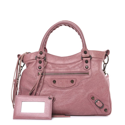 Balenciaga Agneau Classic Hardware Town Rose Bruyere 1 of 10