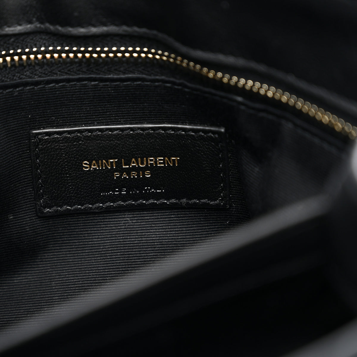 Suede Y Quilted Monogram Toy Loulou Crossbody Bag Black