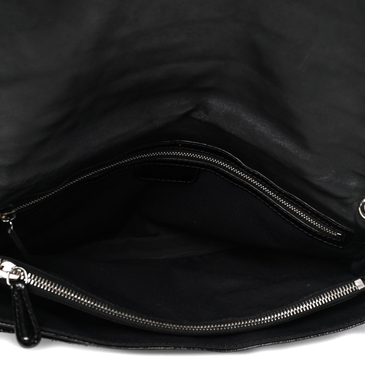 Christian Dior Patent Lambskin Cannage Rendezvous Flap Black 4 of 5