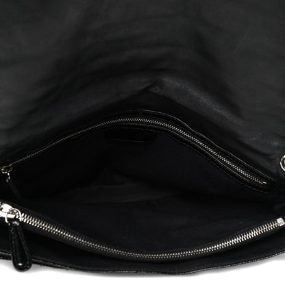 Christian Dior Patent Lambskin Cannage Rendezvous Flap Black 4 of 5