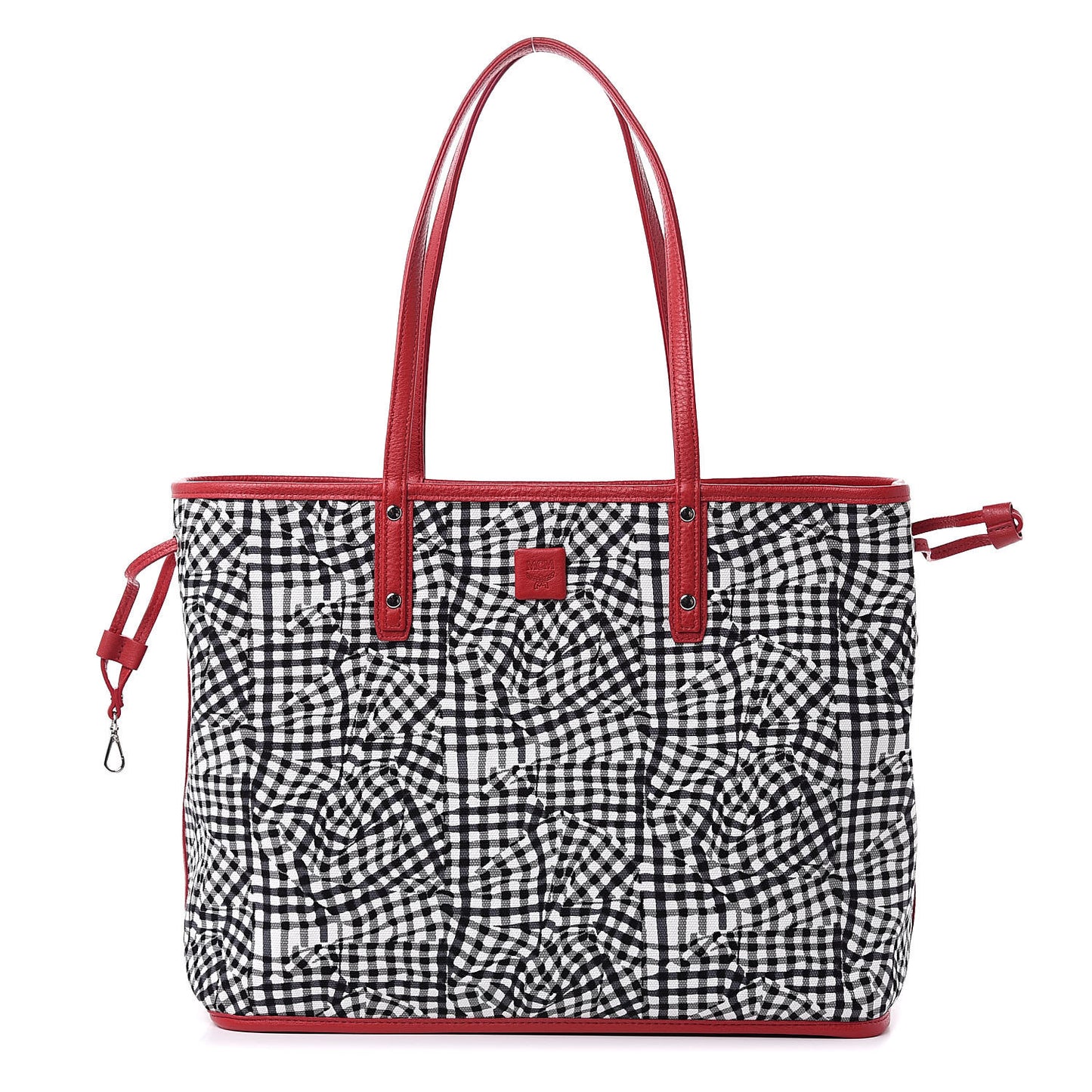 Visetos Medium Reversible Shopper Tote Ruby Red