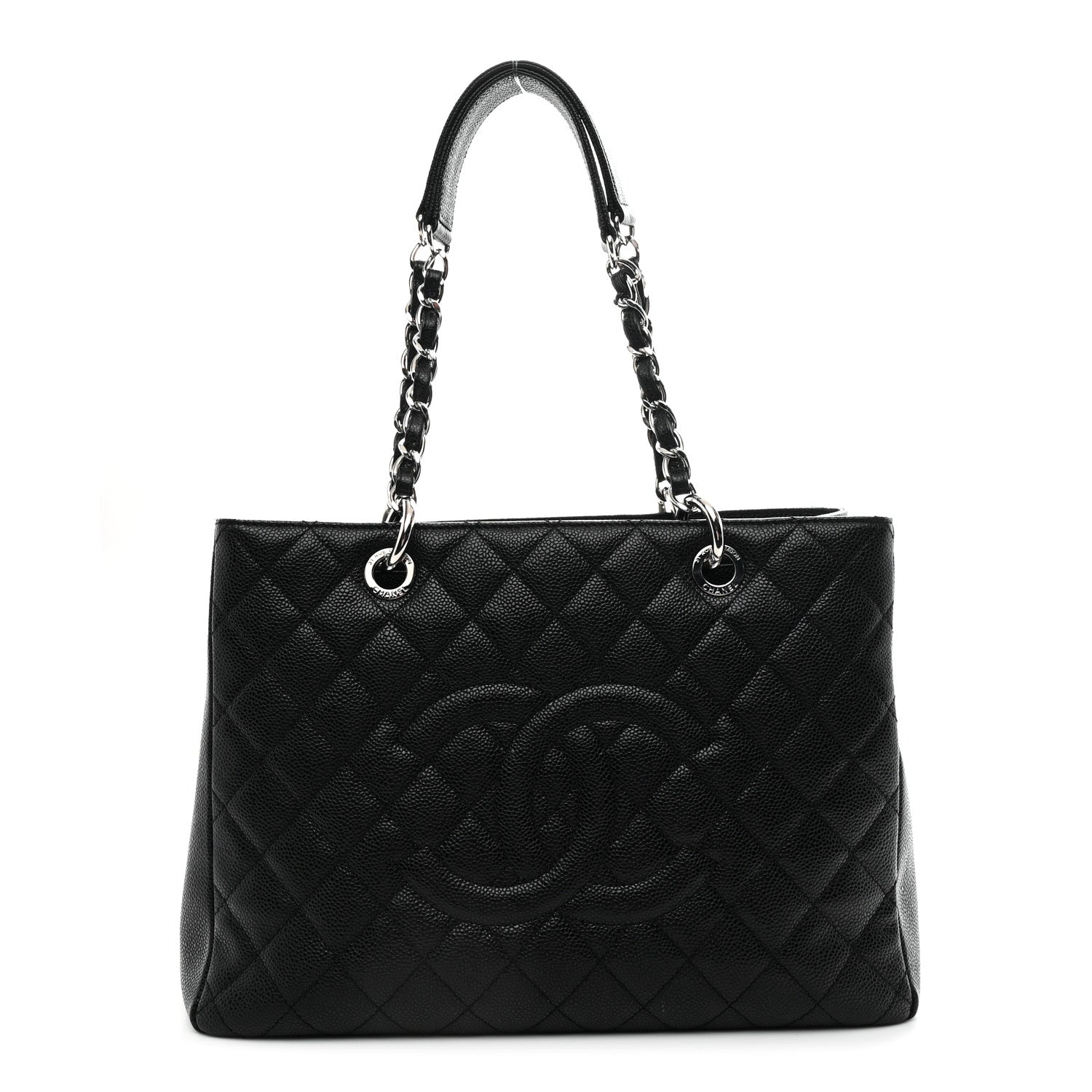 Chanel Caviar Quilted Grand Shopping Tote GST Black 1 of 11