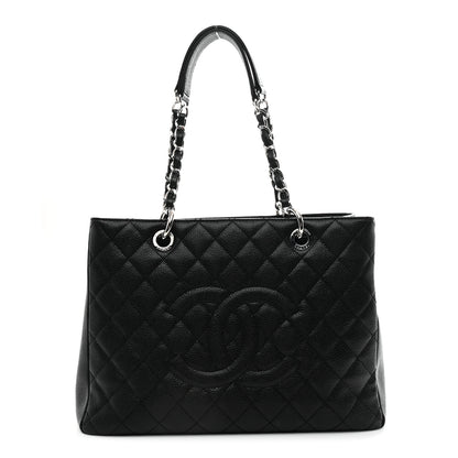 Chanel Caviar Quilted Grand Shopping Tote GST Black 1 of 11