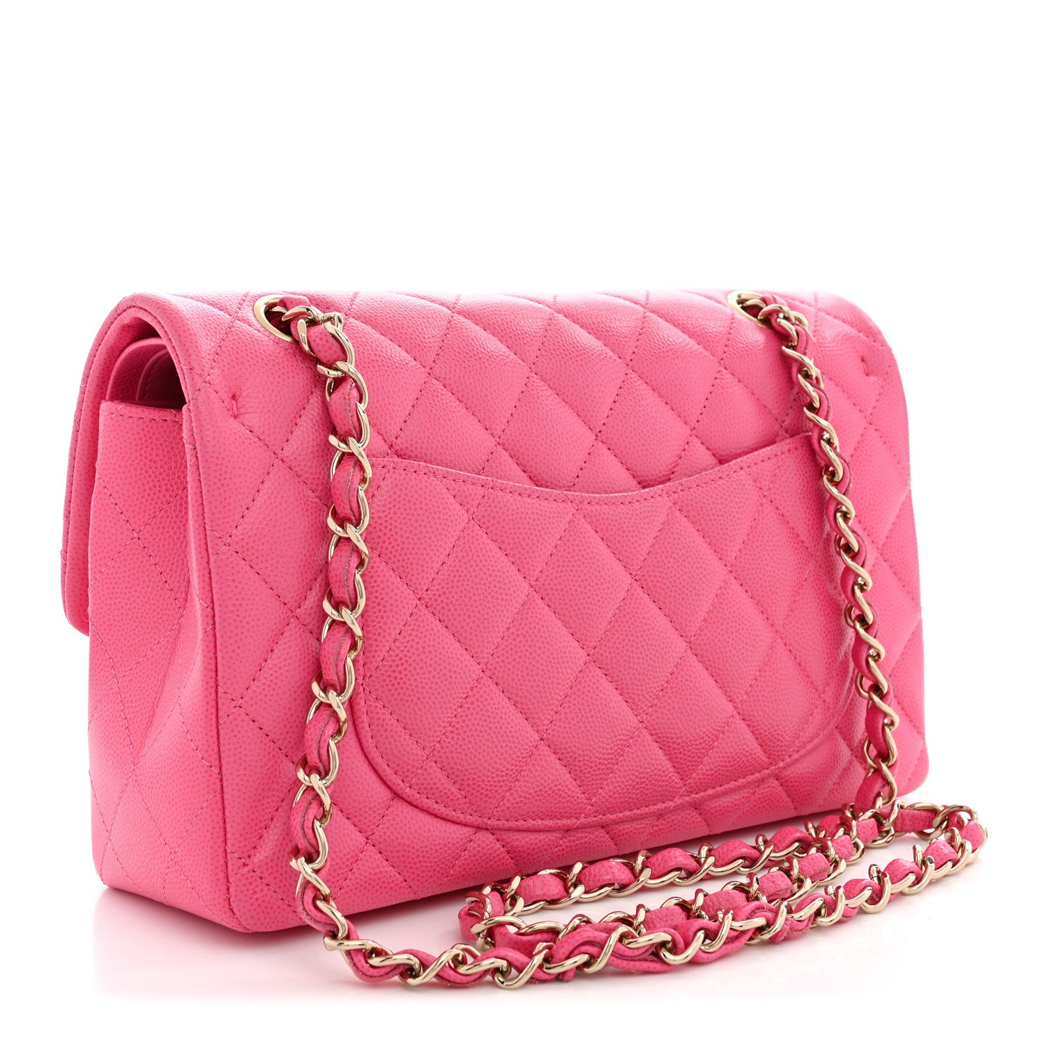 Chanel Caviar Quilted Small Double Flap Pink 3 of 10