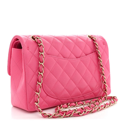 Chanel Caviar Quilted Small Double Flap Pink 3 of 10