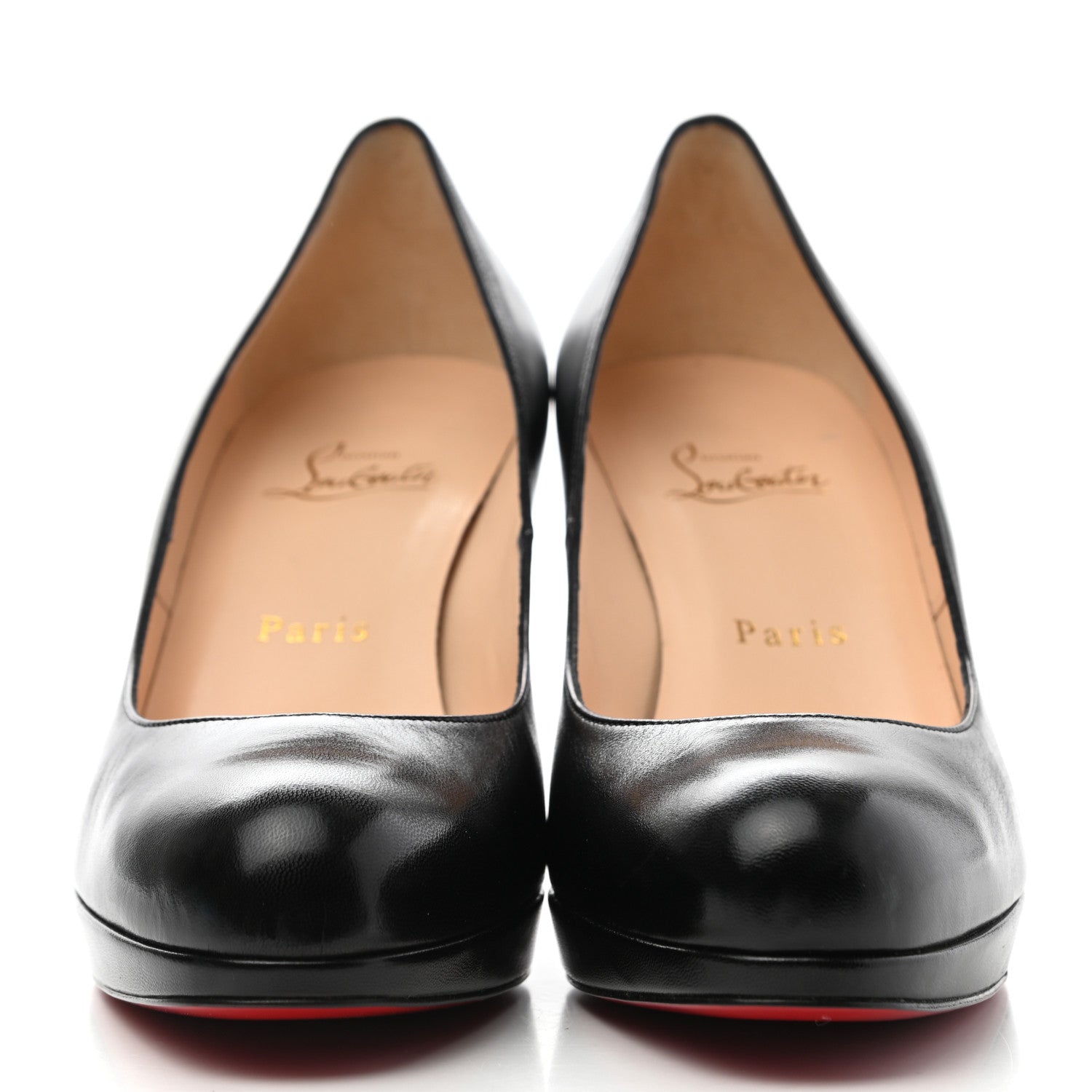 Christian Louboutin Kid Prorata 90 Pumps 38 Black 2 of 8