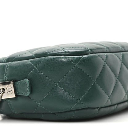 Chanel Lambskin Quilted Small Timeless Camera Case Green 9 of 10