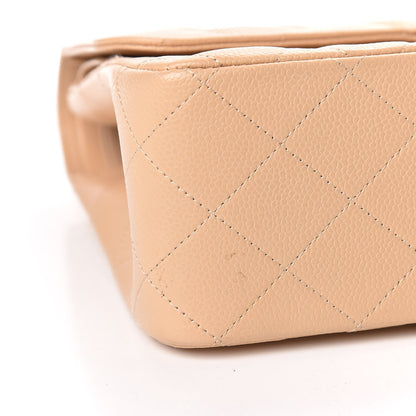 Chanel Caviar Quilted Jumbo Double Flap Beige Clair 6 of 11