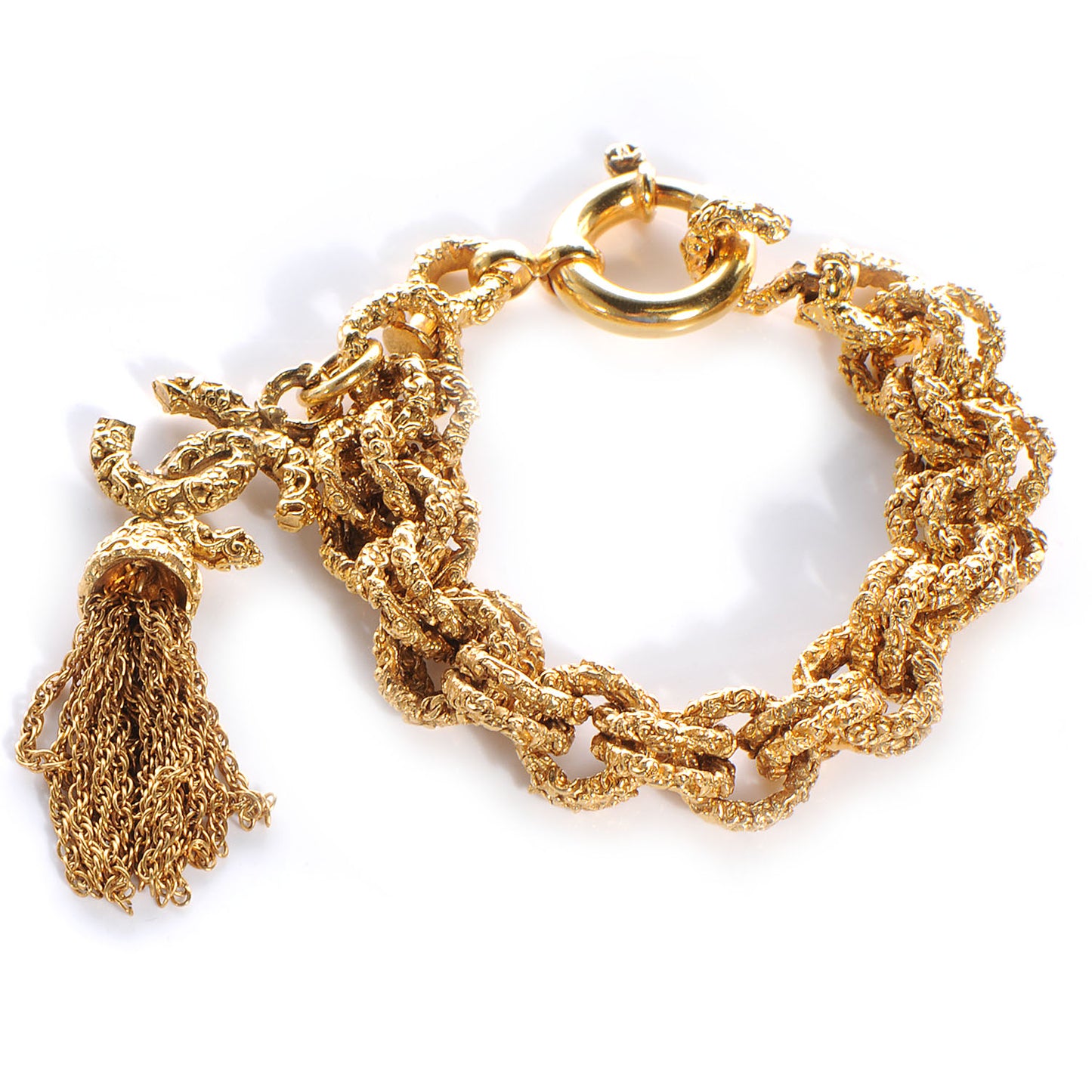 Tassel CC Bracelet Gold