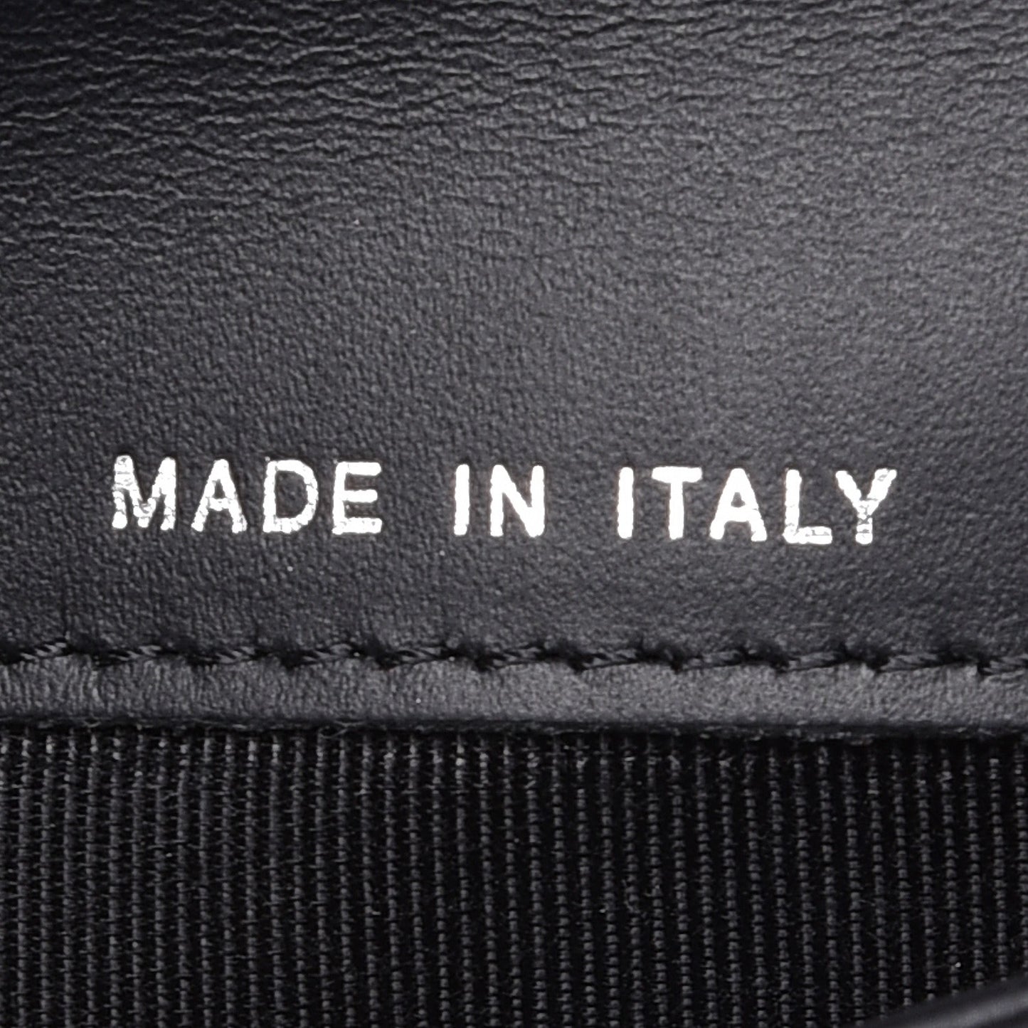 Patent Calfskin Quilted Large Flap Wallet Black