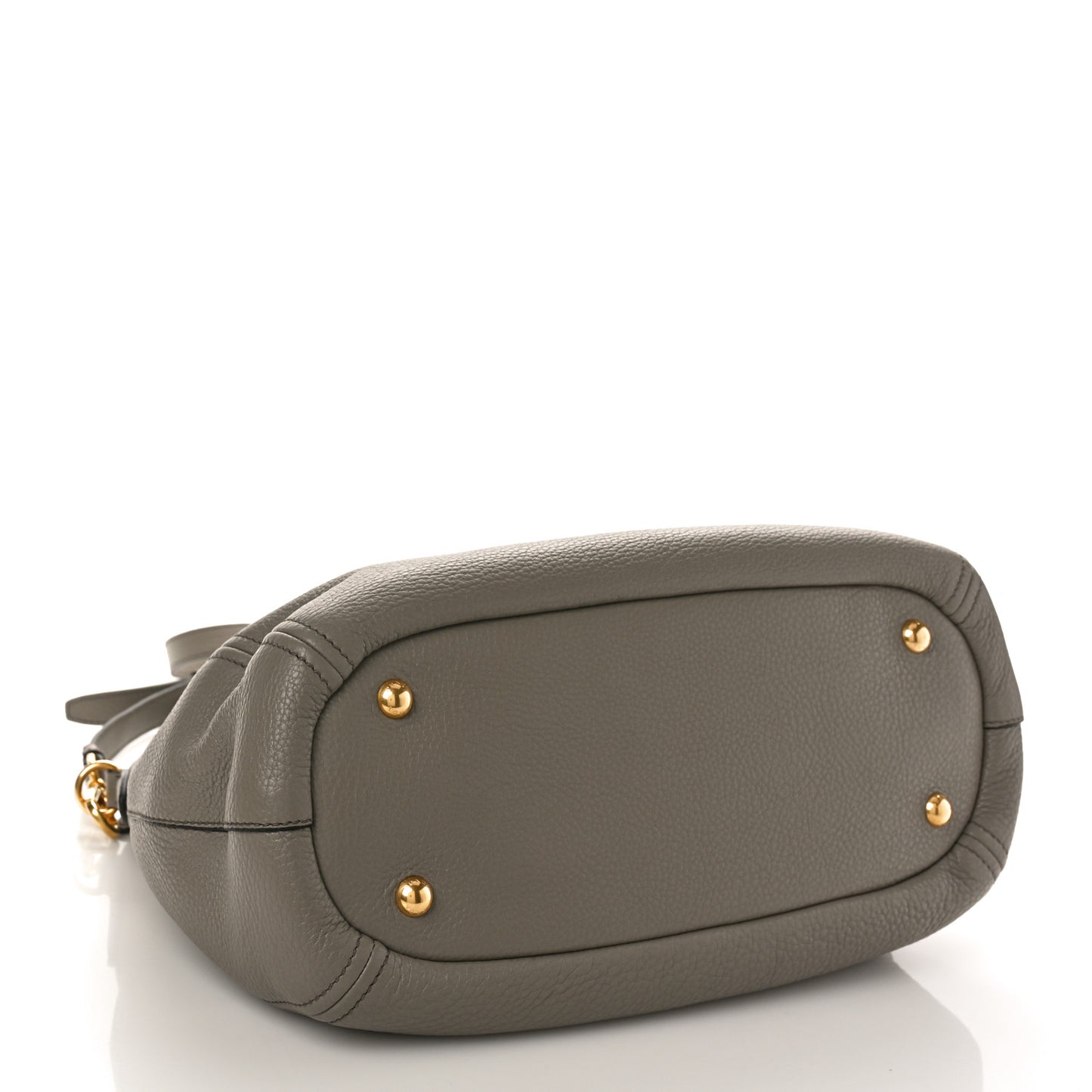 Vitello Phenix Shoulder Bag Argilla