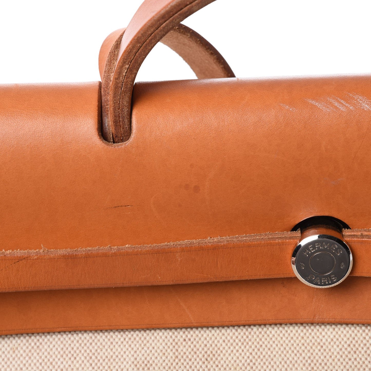 Toile Vache Calfskin Herbag 39 MM Natural