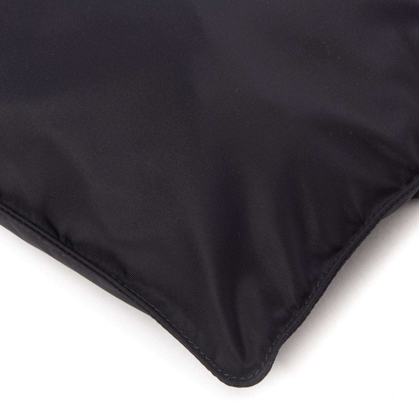 Nylon Vela Flat Messenger Bag Black