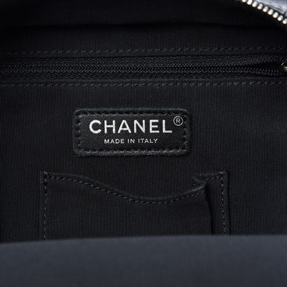 Chanel Lambskin Quilted Drawstring Backpack Black 6 of 10