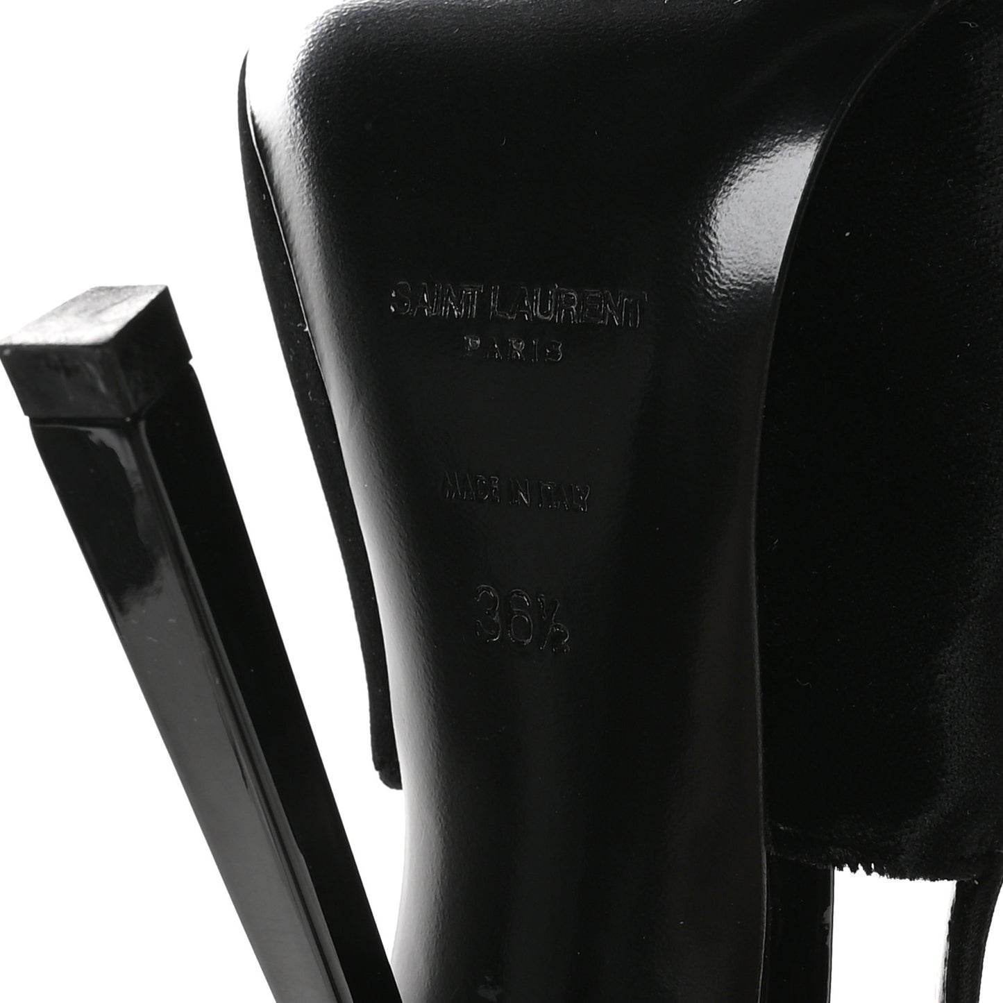 Velluto Master Raso Regale Victoire 115 Slingback Pumps 36.5 Black