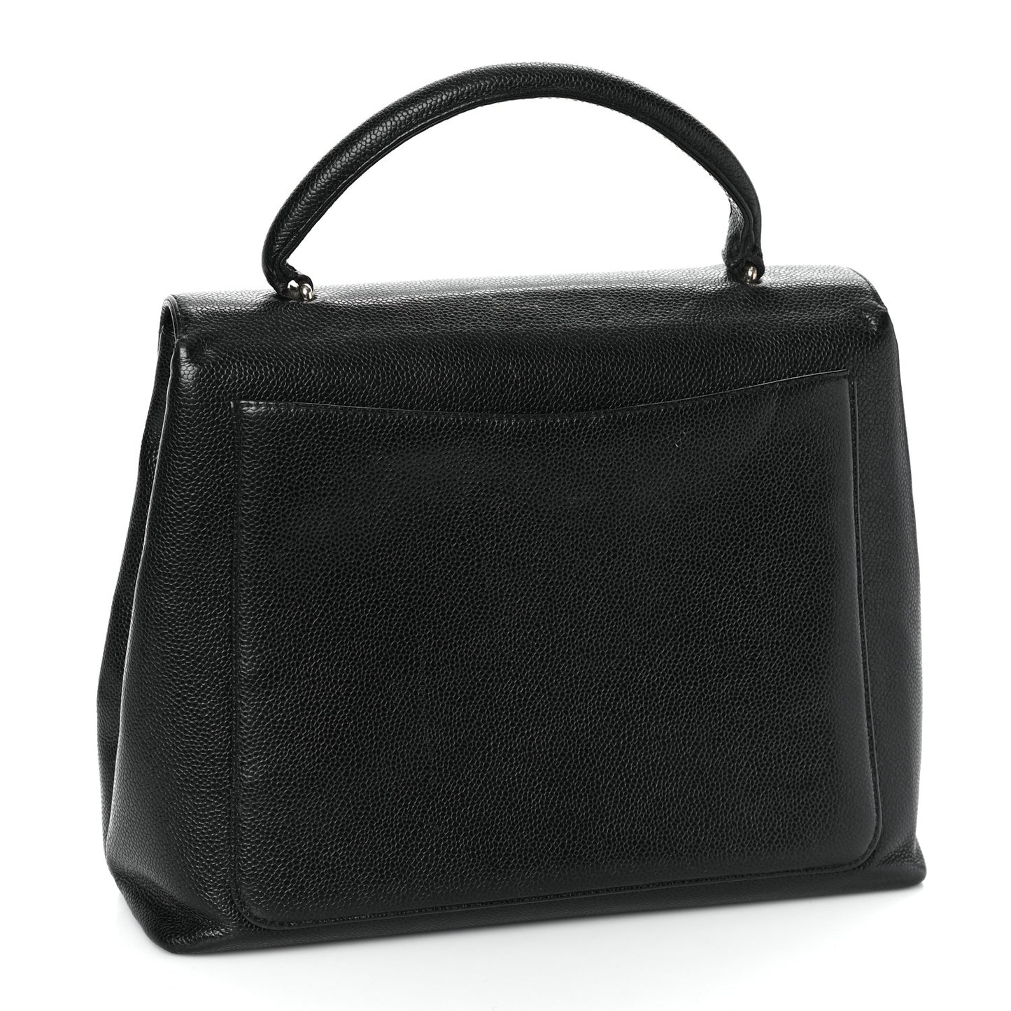 Caviar Kelly Jumbo Flap Black