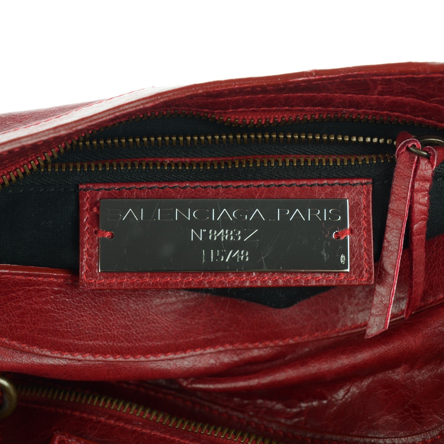 Balenciaga Chevre Classic Hardware City Rouge Theatre 7 of 9