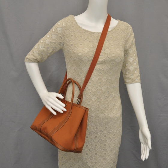 Hermes Toile Garden Party TPM Orange 2 of 11