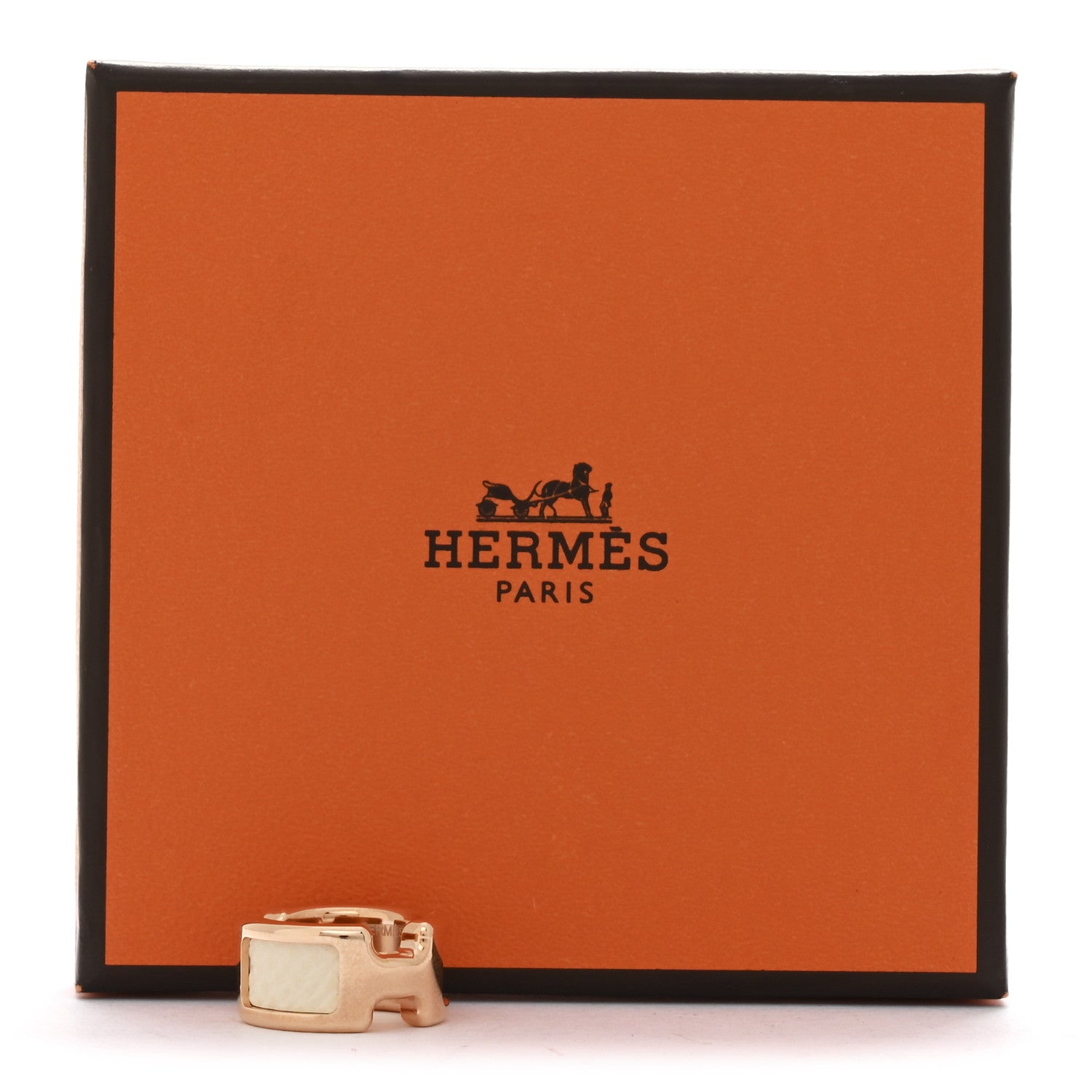 Hermes Epsom Olympe Ear Cuff Nata 1804203 – FASHIONPHILE