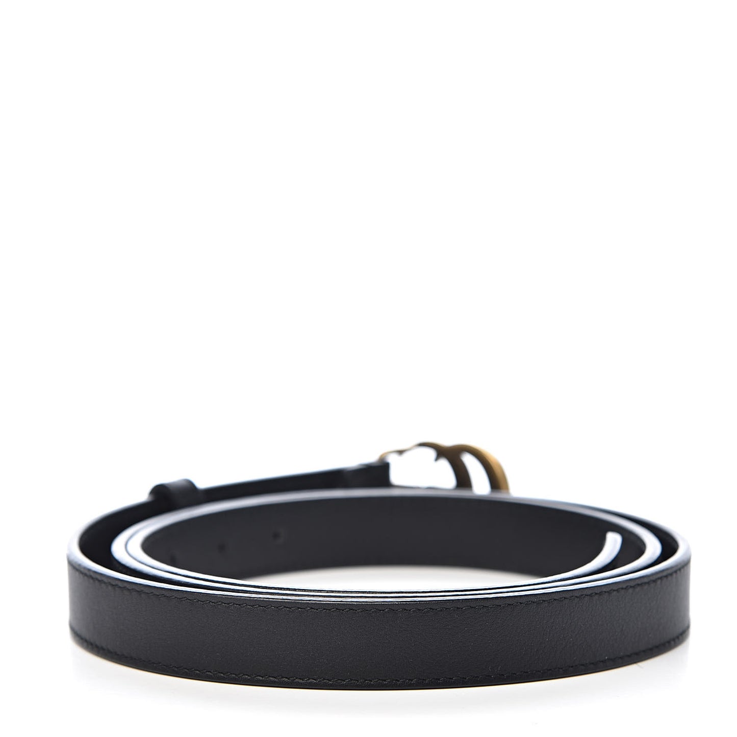 Calfskin Double G 20mm Belt 105 42 Black