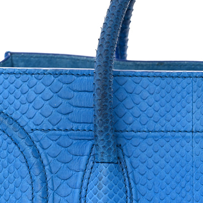 Celine Snakeskin Medium Phantom Luggage Blue 13 of 13