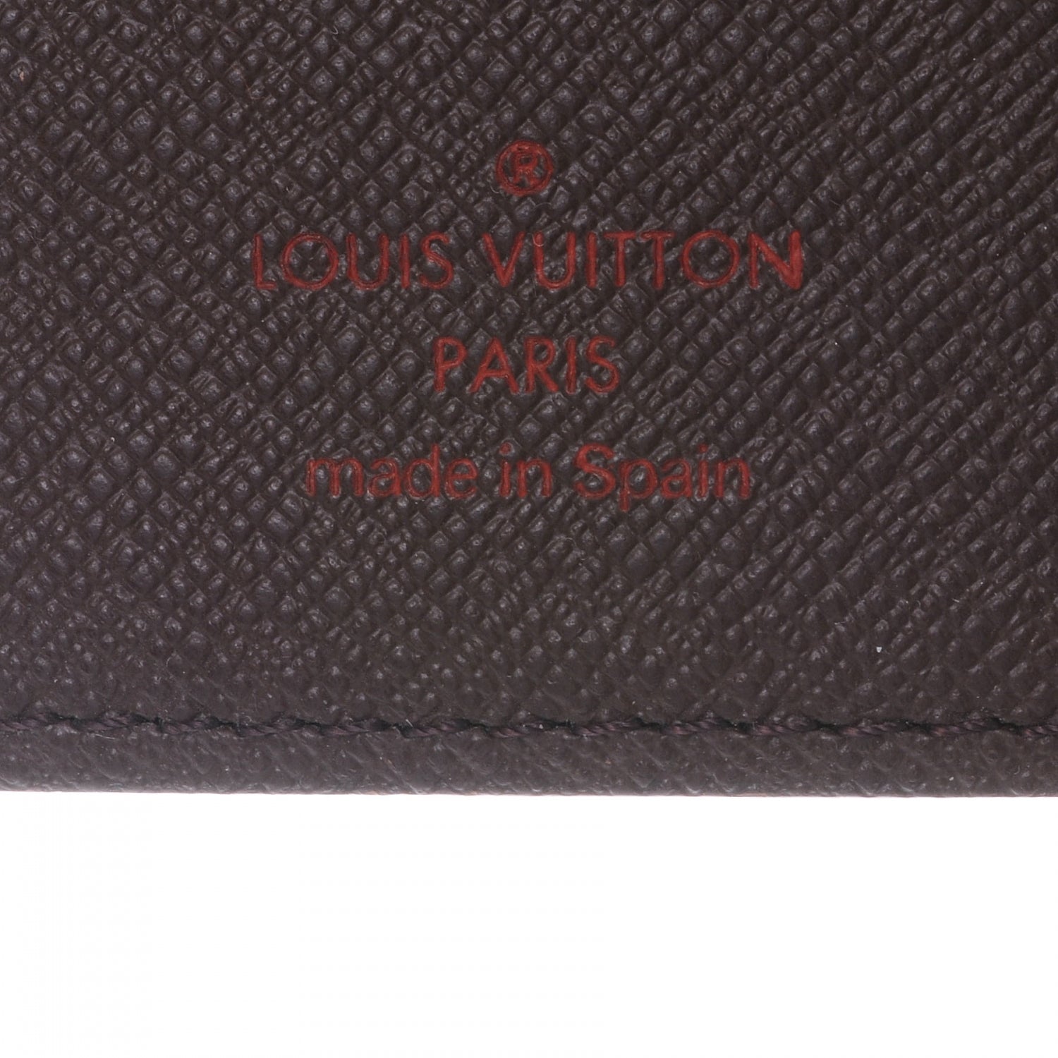 Louis Vuitton Ebene Small Ring Agenda 6 of 9