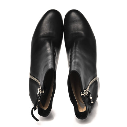 Christian Louboutin Calfskin Ziptotal 55 Ankle Boots 41.5 Black 2 of 9
