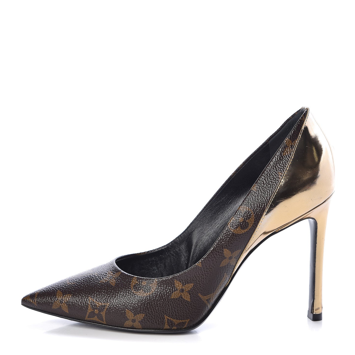 Monogram Cherie Pumps 39 Gold