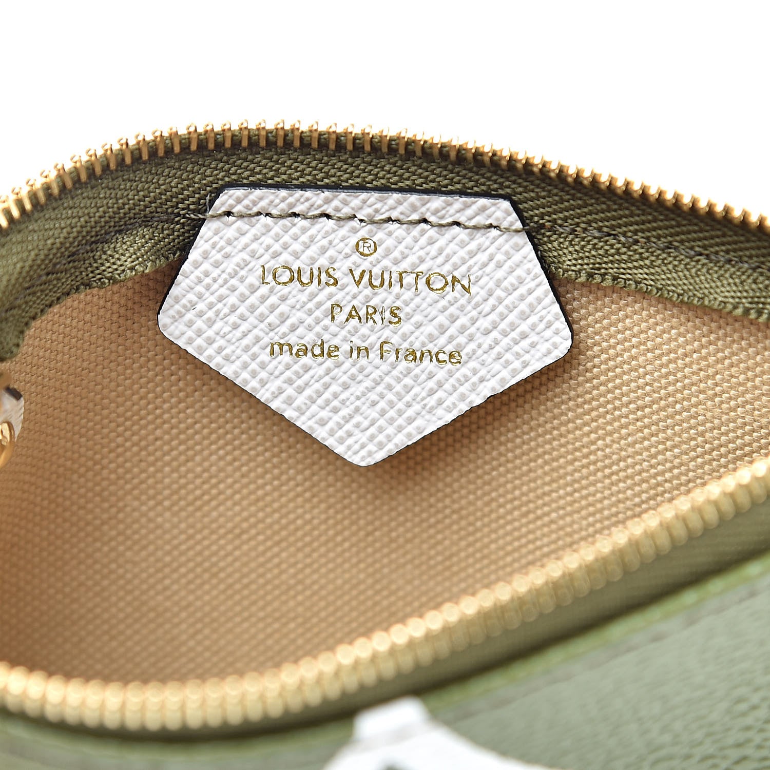 Louis Vuitton Monogram Giant Micro Pochette Accessories Kaki White 6 of 8
