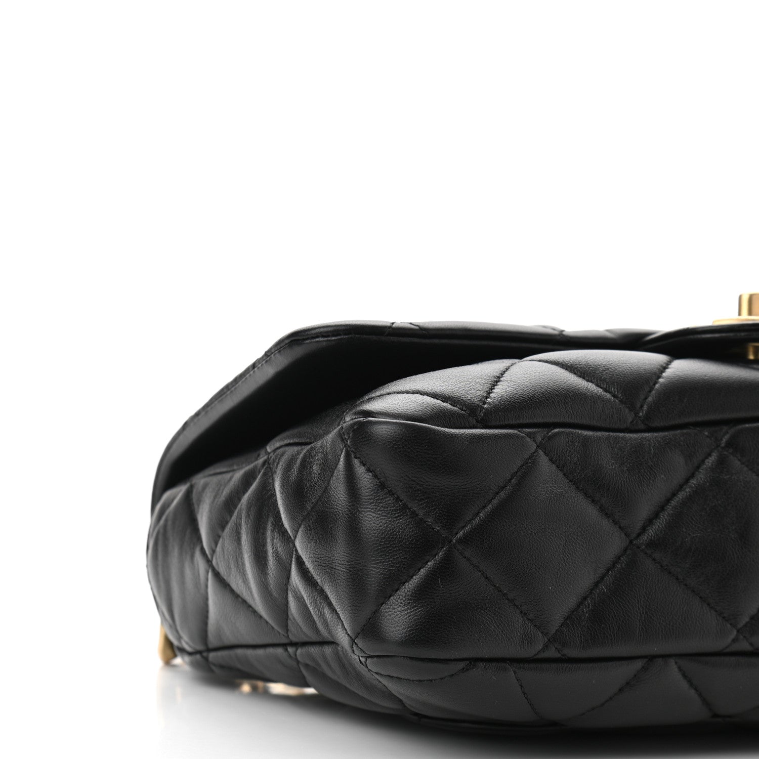Chanel Lambskin Quilted Large CC Funky Town Flap Black 9 of 10