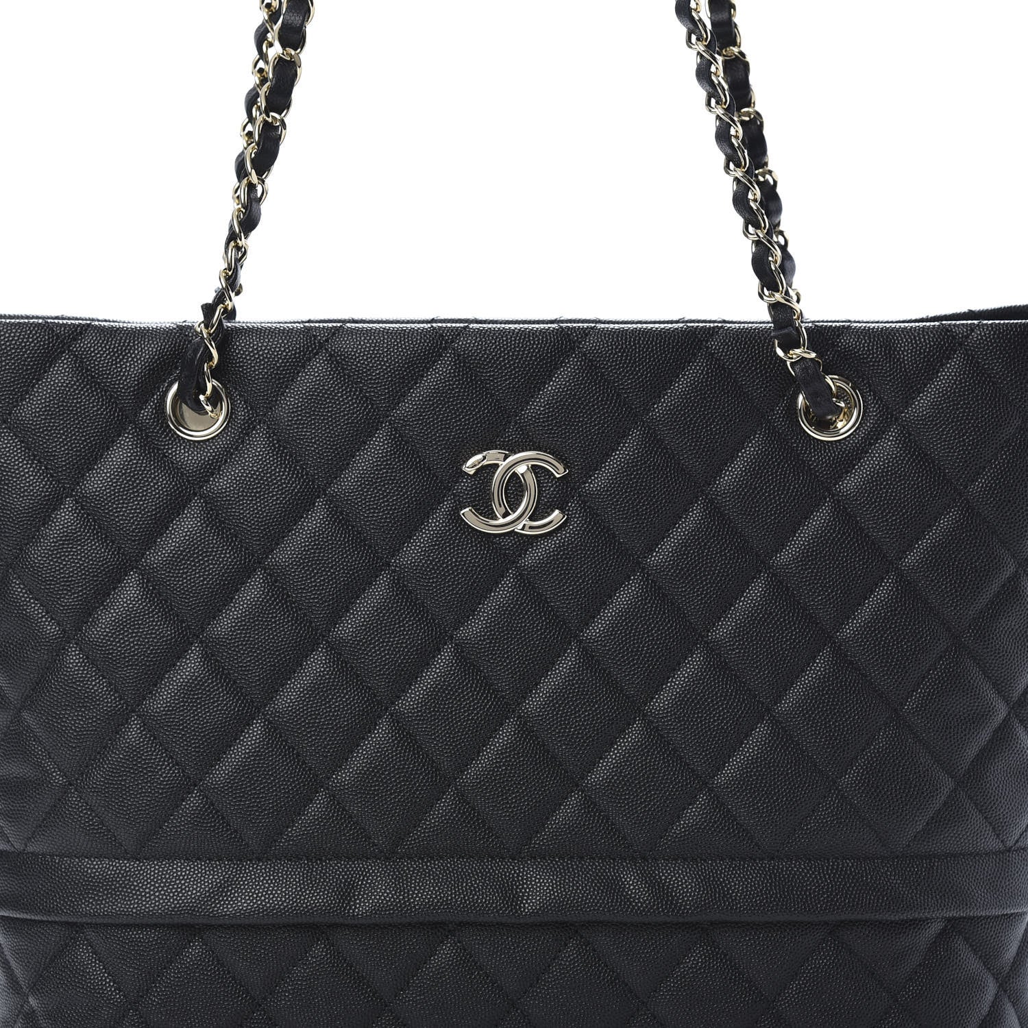 Chanel Caviar Quilted Rolled Up Tote Black 8 of 11