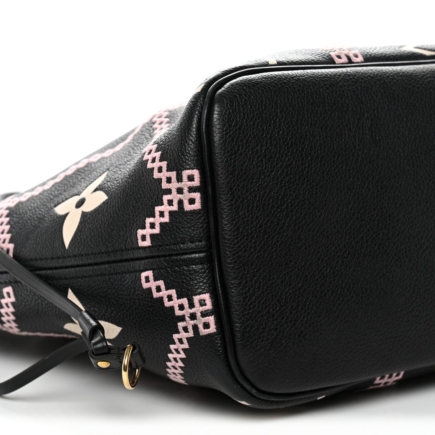 Empreinte Monogram Giant Broderies Neverfull MM Black