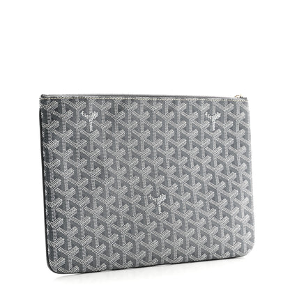 Goyard Goyardine Senat Pochette MM Grey 3 of 8