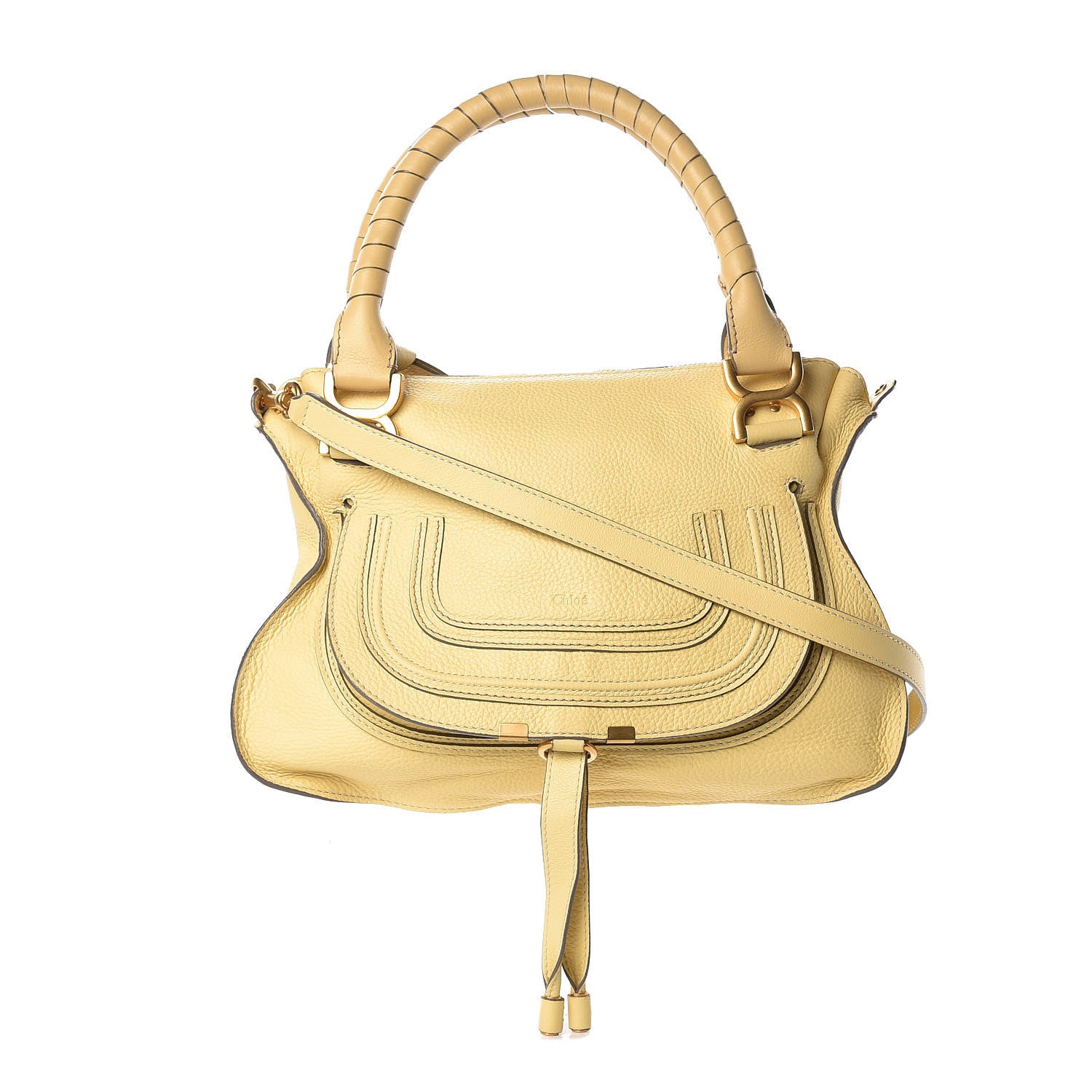 Chloe Calfskin Medium Marcie Satchel Sunlight 1 of 13